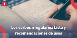 verbos irregulares recomendaciones